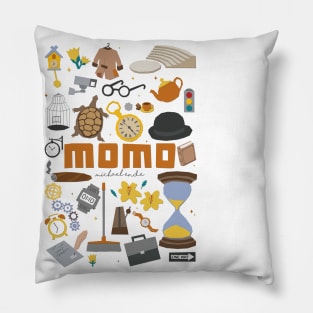 Momo fan art Illustration Pillow