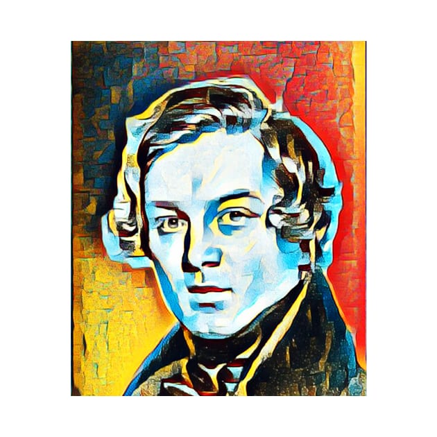 Robert Schumann Abstract Portrait | Robert Schumann Artwork 2 by JustLit