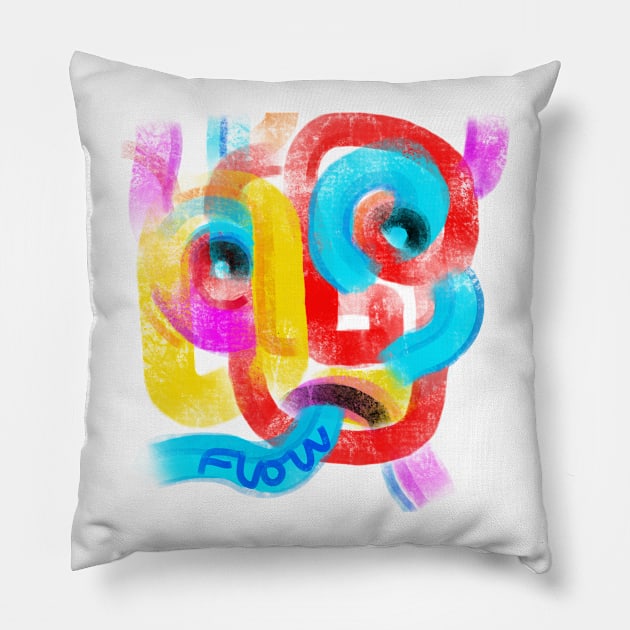 face Pillow by Angel Rivas