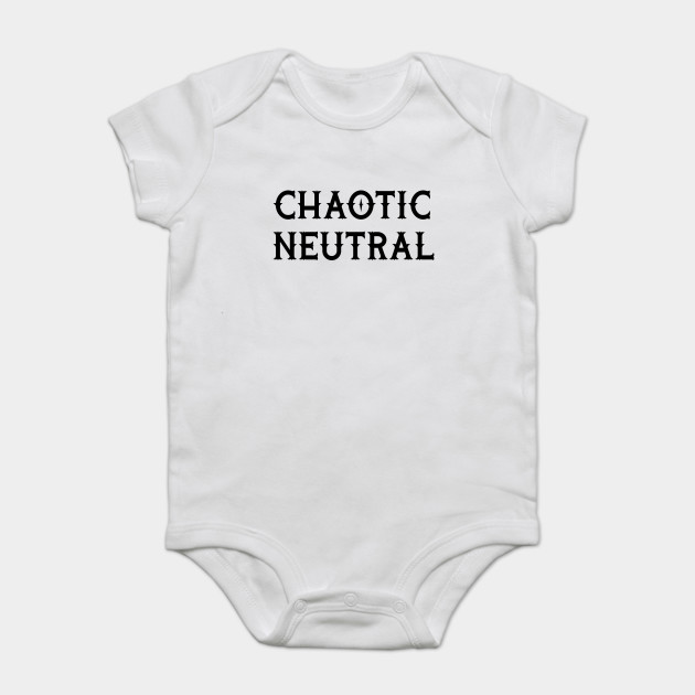 Chaotic Neutral Chaotic Neutral Baby Bodysuit Teepublic Uk