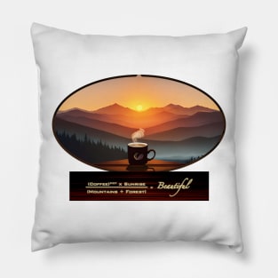 Beautiful Coffee Pillow