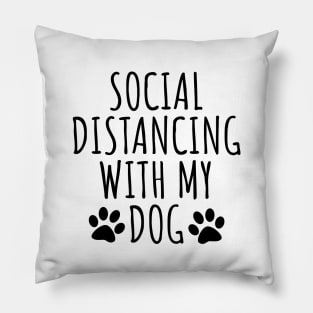 Social distancing with my dog Pillow