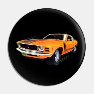 1970 Mustang 302 BOSS design by MotorManiac Pin