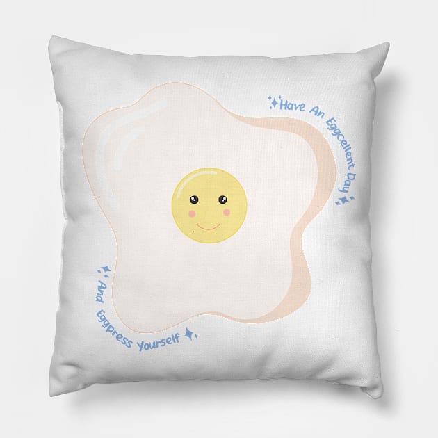 Sunny side up words ver Pillow by Tsukirei0_0