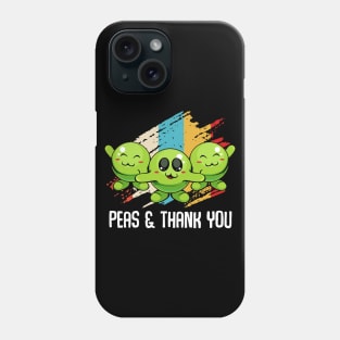 Peas - Peas & Thank You - Cute Vegan Pun Phone Case