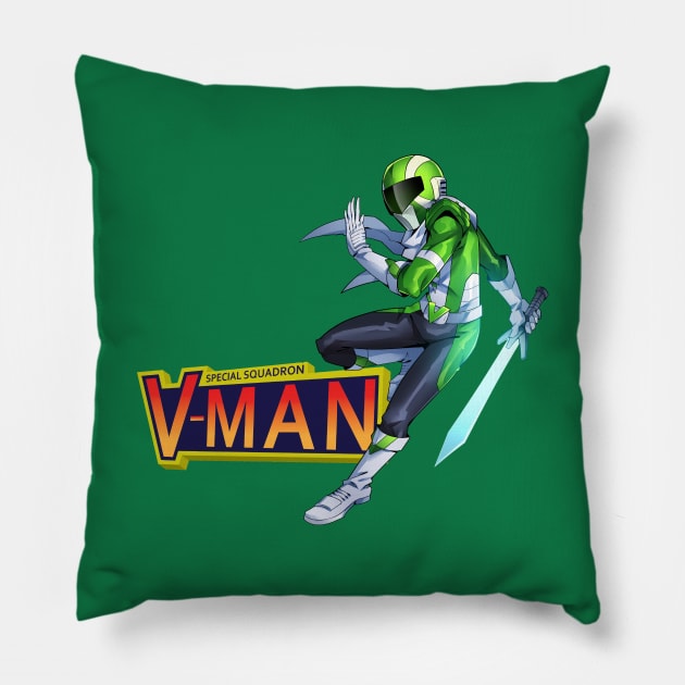 Cowboy at Heart V-Green ! Pillow by Special Squadron V-Man