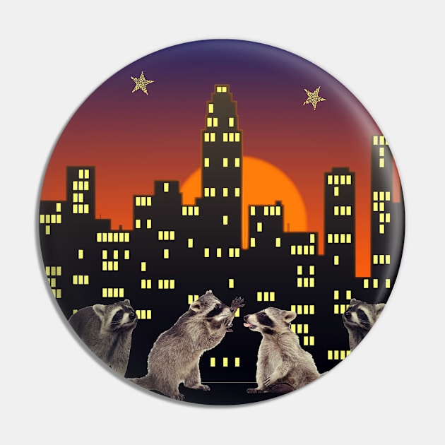 Raccoon City Pin by ARTWORKandBEYOND