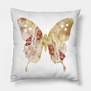 Orange Butterflies Pillow