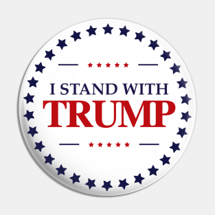 I Stand With Trump Pin