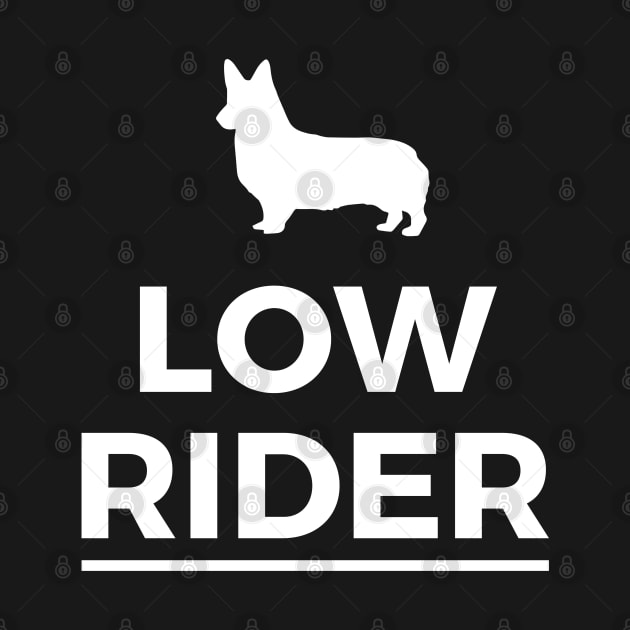 Low rider Corgi Dog Lover Gift by BadDesignCo