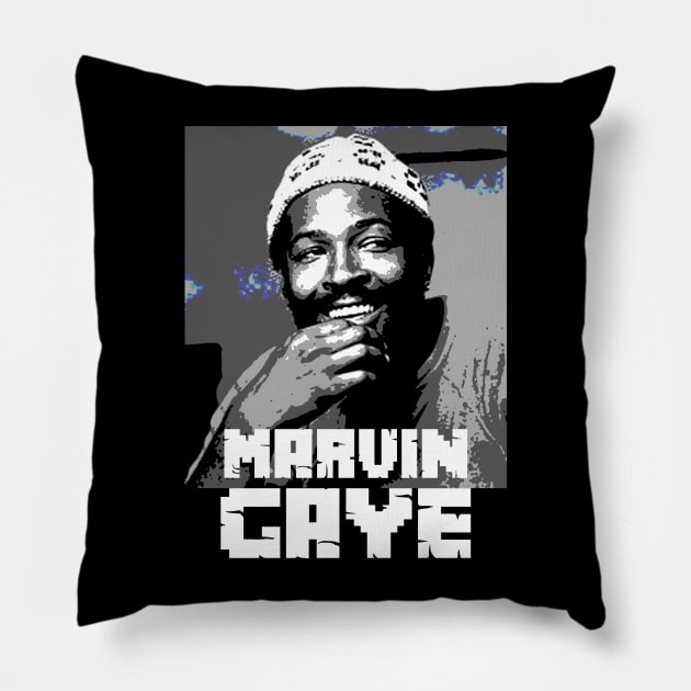 marvin gaye Pillow by etnicpath