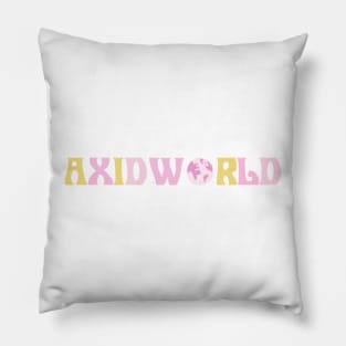 Pink and Yellow AXIDWORLD Pillow