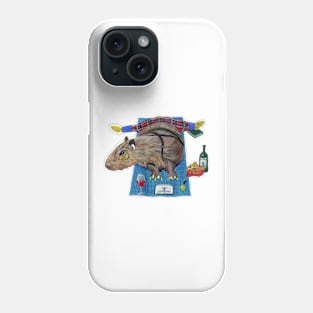 Capybara Workout Phone Case