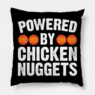 Powered By Chicken Nuggets v2 Pillow