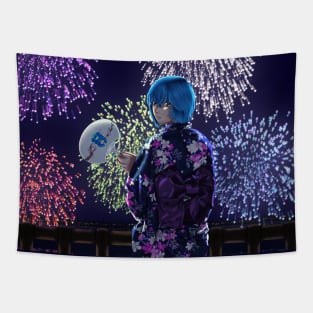 Rei Kimono Background Tapestry