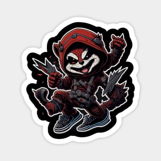 Red Panda Ninja_009 Magnet