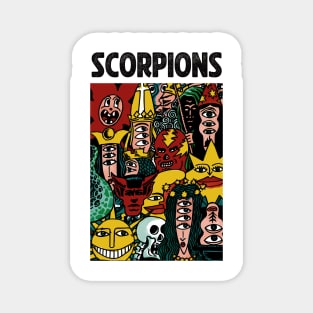 Monsters Party of Scorpions Magnet