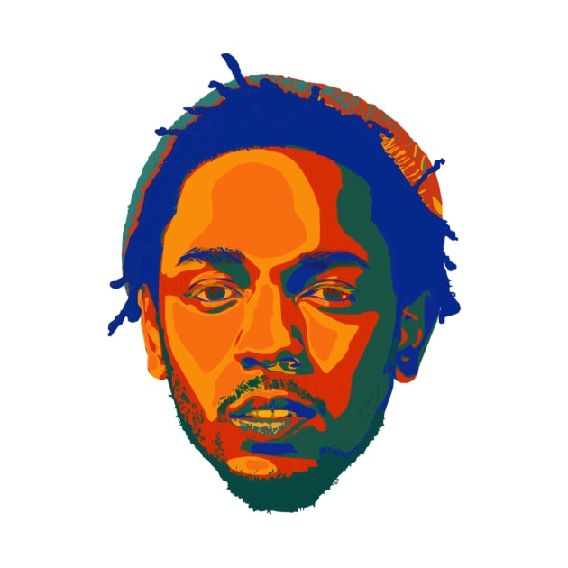 Kendrick Lamar Art by SHACHAR