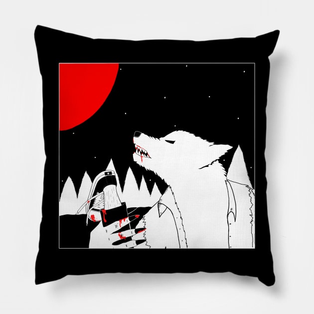 Move Swift! Shape shift! Pillow by Dimension9