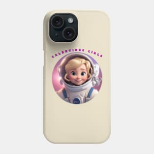 Galentines girls cartoon Phone Case