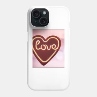 Heart and Love Neon Light Phone Case