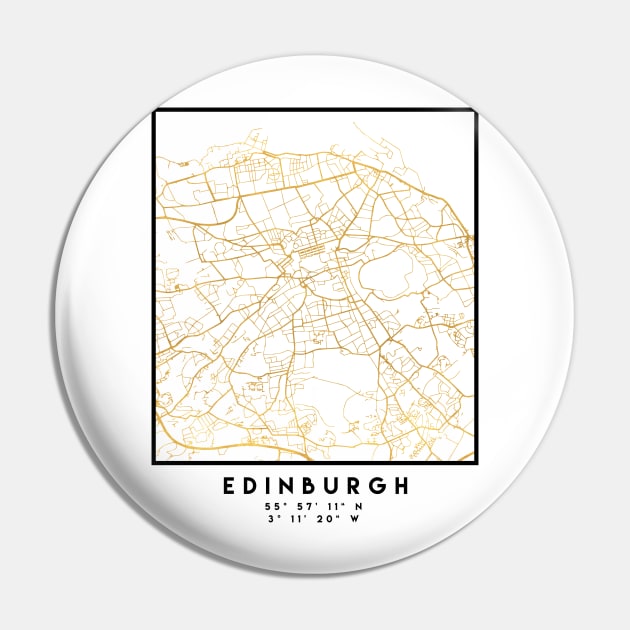 EDINBURGH SCOTLAND CITY STREET MAP ART Pin by deificusArt