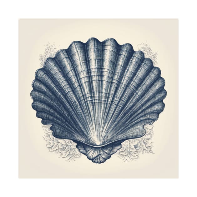 Ocean life - Fan Shell by hamptonstyle