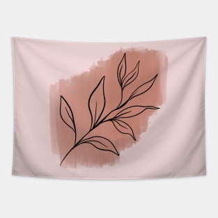 watercolour leaf Tapestry