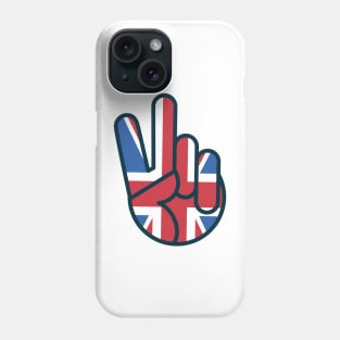 OldSalt UK Flag Peace Sign Phone Case