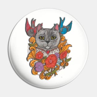 Burmese Cat Pin