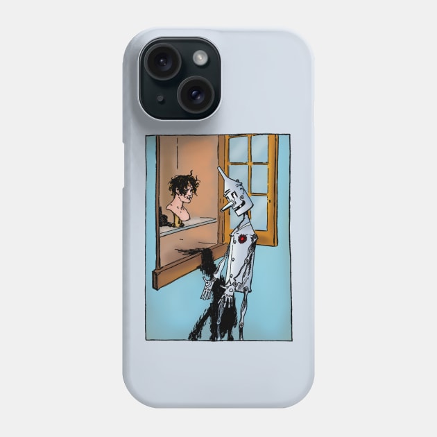 Nick Chopper and the Tin Man Phone Case by MandyE