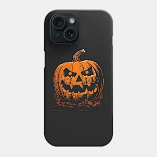 Halloween pumpkin - Orange Phone Case