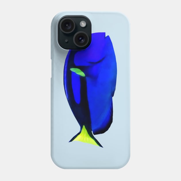 Fish - Blue Tang Phone Case by SusanSavad