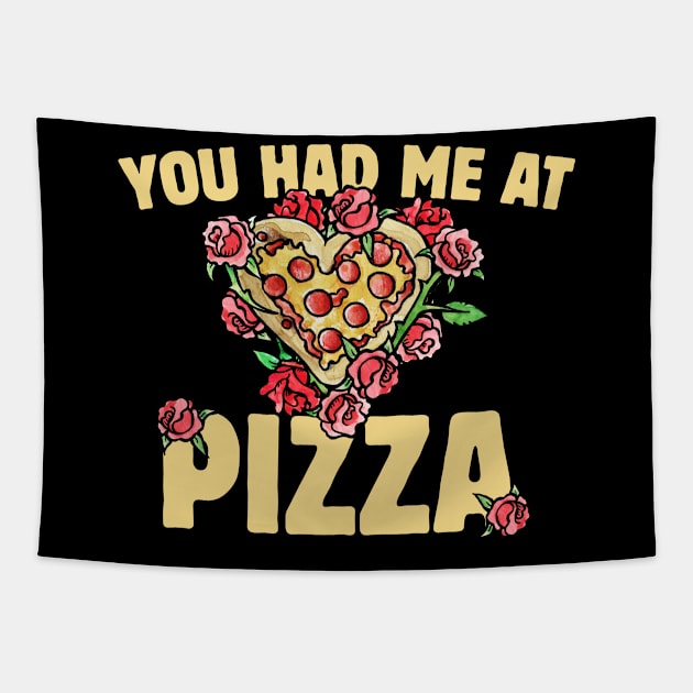 You had me at pizza Tapestry by bubbsnugg