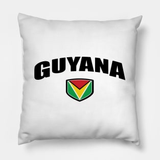 Guyana National Flag Shield Pillow