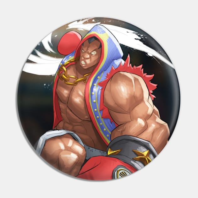 Street Fighter V Fanart - Balrog Collection Pin by Beckley Art