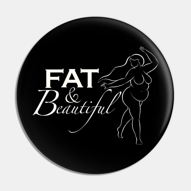 Fat and beautiful Pin by Bopo Watercolour