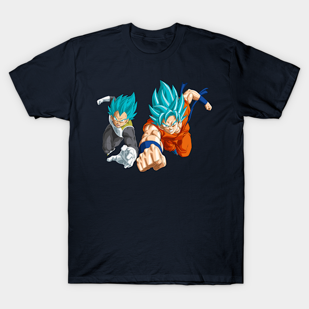 Dragonball - Goku and Vegeta SSJB _025 - Goku - T-Shirt