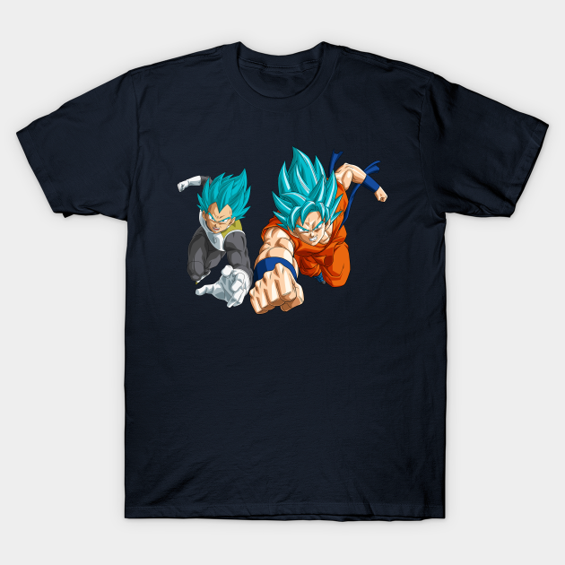 Dragonball - Goku and Vegeta SSJB _025 - Goku - T-Shirt