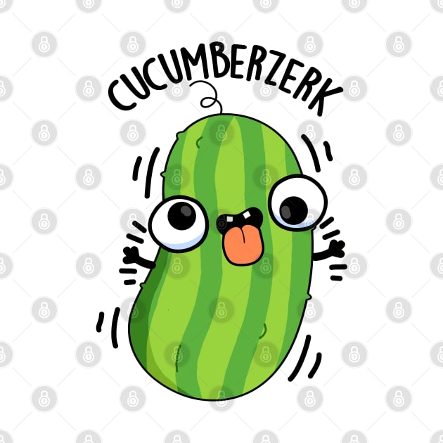 Cucumberzerk Funny Berzerk Veggie Cucumber Pun by punnybone