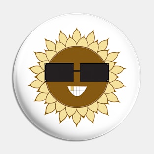 Sunflower Bling Pin