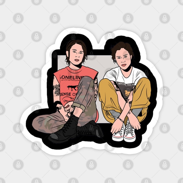 Tegan & Sara - Hey I'm Just Like You Magnet by betsyafoster