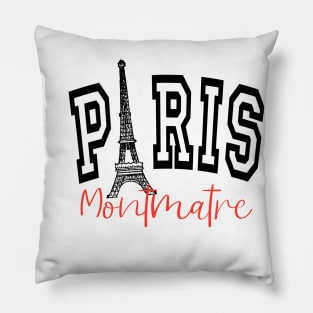 Paris montmartre Pillow