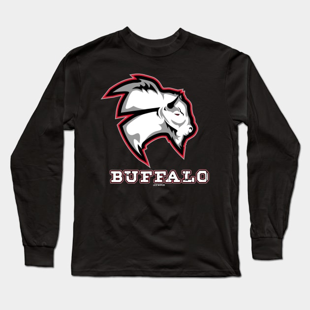 Buffalo Sabres Black and Red Goat Head Shirt