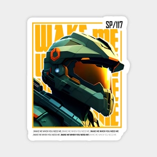Halo game quotes - Master chief - Spartan 117 - WQ01-v6 Magnet