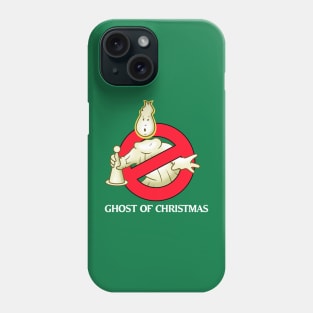 Ghost Of Christmas 80's Retro Ghost Movie Charles Dickens A Christmas Carol Parody Phone Case