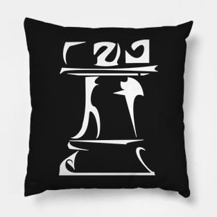 Rook chess piece Pillow