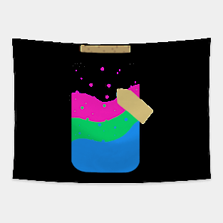 Polysexual pride jar Tapestry