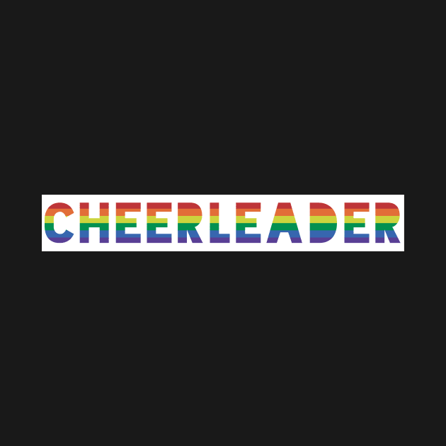 Cheerleader Gay Pride by QCult