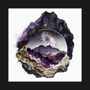 Purple Geode Amethyst Magical T-Shirt